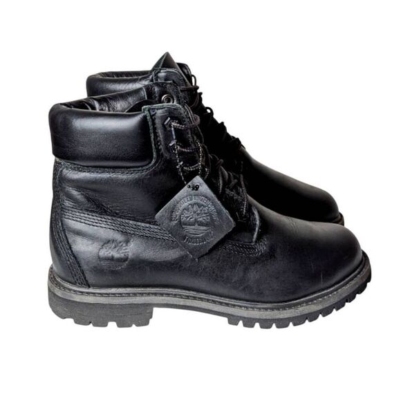 TIMBERLAND Earthkeepers 6 Inch Premium Waterproof Leather Boot In Black Size 6M - Picture 3 of 9